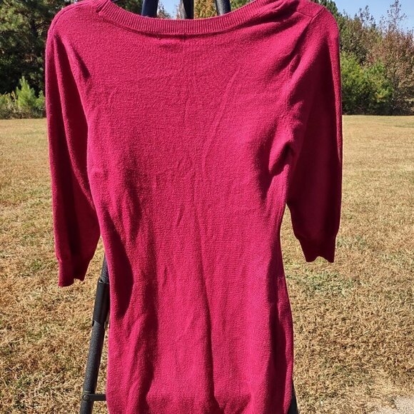 Body Central Dark Red Dress Size M - Picture 3 of 5